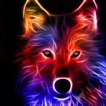 Diamantmaling Ulveånd 30 × 40 cm