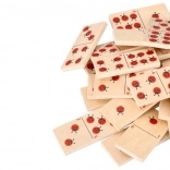 Trædomino med mariehøner