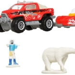 Matchbox Adventure Pack MBX Arctic Explorer – arktisk opdagelsessæt med køretøjer og figurer