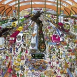 Heye puslespil jernbanestation 2000 brikker