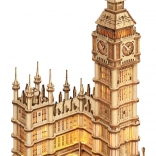 ROBOTIME træ 3D-puslespil Big Ben – oplyst klokketårn
