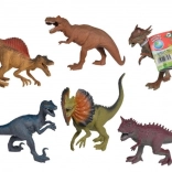 Gummi-dinosaur 17–22 cm, sæt med 6 arter