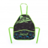 Børneforklæde med T‑Rex‑motiv