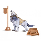 3D Træpuslespil Ulvekriger