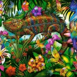 Puslespil 1500 brikker Color Competition kamæleon