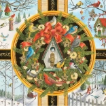 Puzzle Ravensburger Julens syngende fugle XXL 500 stykker