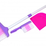 Børne-rengøringssæt 3 stk., lyserød–hvid