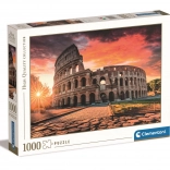 Puslespil 1000 brikker CLEMENTONI – Colosseum ved solnedgang