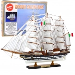 Dekorativ model af sejlbåden Amerigo Vespucci 64x46 cm