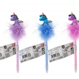 Farverig kuglepen med enhjørning