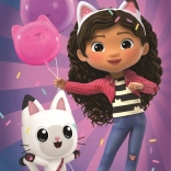 Mini-puslespil 54 brikker Gabbys Kattehus TREFL