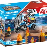 Playmobil Stunt Show startsæt – stuntshow med firhjulet ATV og flammerampe
