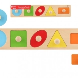 Træindsæt til børn - Geometriske former