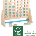 Træspil Fire på Stribe XXL