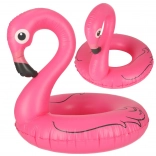 Oppustelig flamingo-badering 70 cm, bæreevne 50 kg