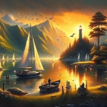 Puslespil Gyldne Kyster 1000 brikker