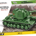 Historisk WW2-samling tung tank KV-2