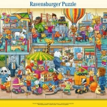 RAVENSBURGER puslespil Dyrelegetøjsbutik 35 brikker