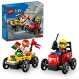 LEGO® City 60458 Racersæt: Pizzalevering vs. brandbil