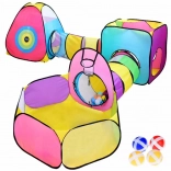 mega underholdningscenter 5-i-1 – børnetelte med tunneler og legeelementer