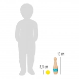 Træ-kegler SMALL FOOT Active – sæt til børn