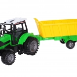 Stor traktor med anhænger