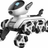 Fjernstyret robot-hund FLEG med 360° bevægelse og LED-øjne