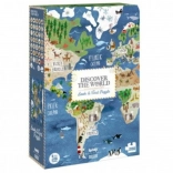 Londji stort puslespil Opdag verden