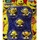 Imoji sæt med 5 figurer mix