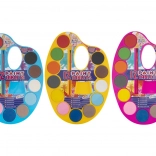 Grafix palet med vandfarver 12 stk gul