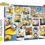 Puslespil Minions Skør fotosamling 500 brikker