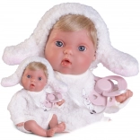 Reálná dukke baby Lammet Antonio Juan 21 cm