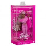 barbie deluxe style – lyserødt pels-sæt