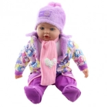 Dukke baby pige 50 cm med hjerter