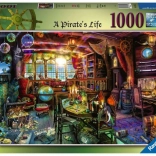 Ravensburger 1000-brikkers puslespil Piratliv