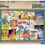 Puslespil Disney Vintage Filmplakater 1000 stk Ravensburger