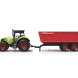 Traktor med anhænger og effekter