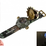 Børne digitale ur med dinosaur-projektor