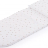 Madrass til barnevogn Beige stars