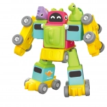 Robotdinosaur og tog – skruesamlesæt