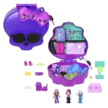 Polly Pocket kompakt Monster High kranium med skatepark og skole