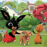 Puslespil Bing med hund 24 brikker maxi