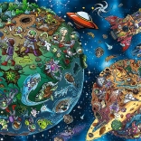 Puzzle Treflíci i rummet