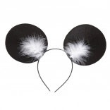 Sort hårbøjle med museører