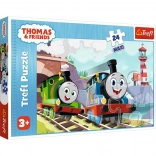 Puslespil 24 maxi – Thomas og Percy på skinnerne Thomas & Friends