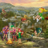 Puslespil Lille Heks Bibi: De små heksers møde 1000 brikker