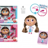 Lægedukke med tilbehør 18 cm – Med længere hår