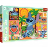 Puslespil 500 brikker LILO & STITCH – ferie med Stitch