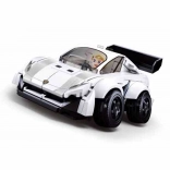 Sluban byggesæt Hvid Sportsvogn