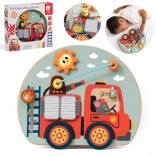 CLASSIC WORLD multifunktionelt aktivitetsbræt 6-i-1 brandmænd